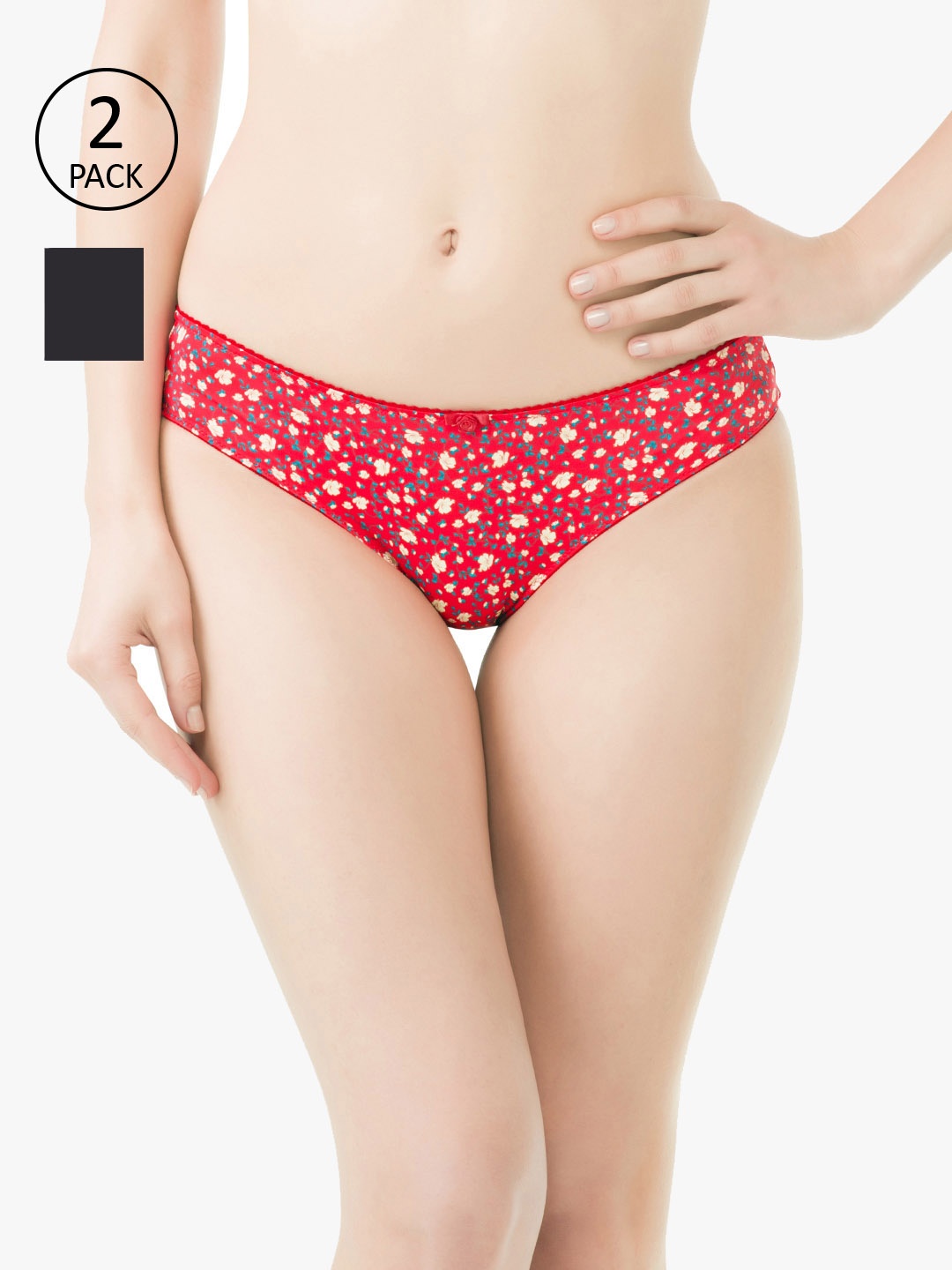 

Amante Women Pack of 2 Briefs, Black
