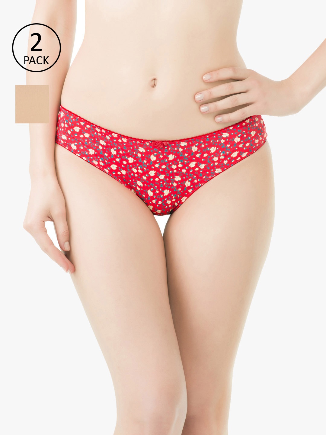 

Amante Women Pack of 2 Briefs, Nude