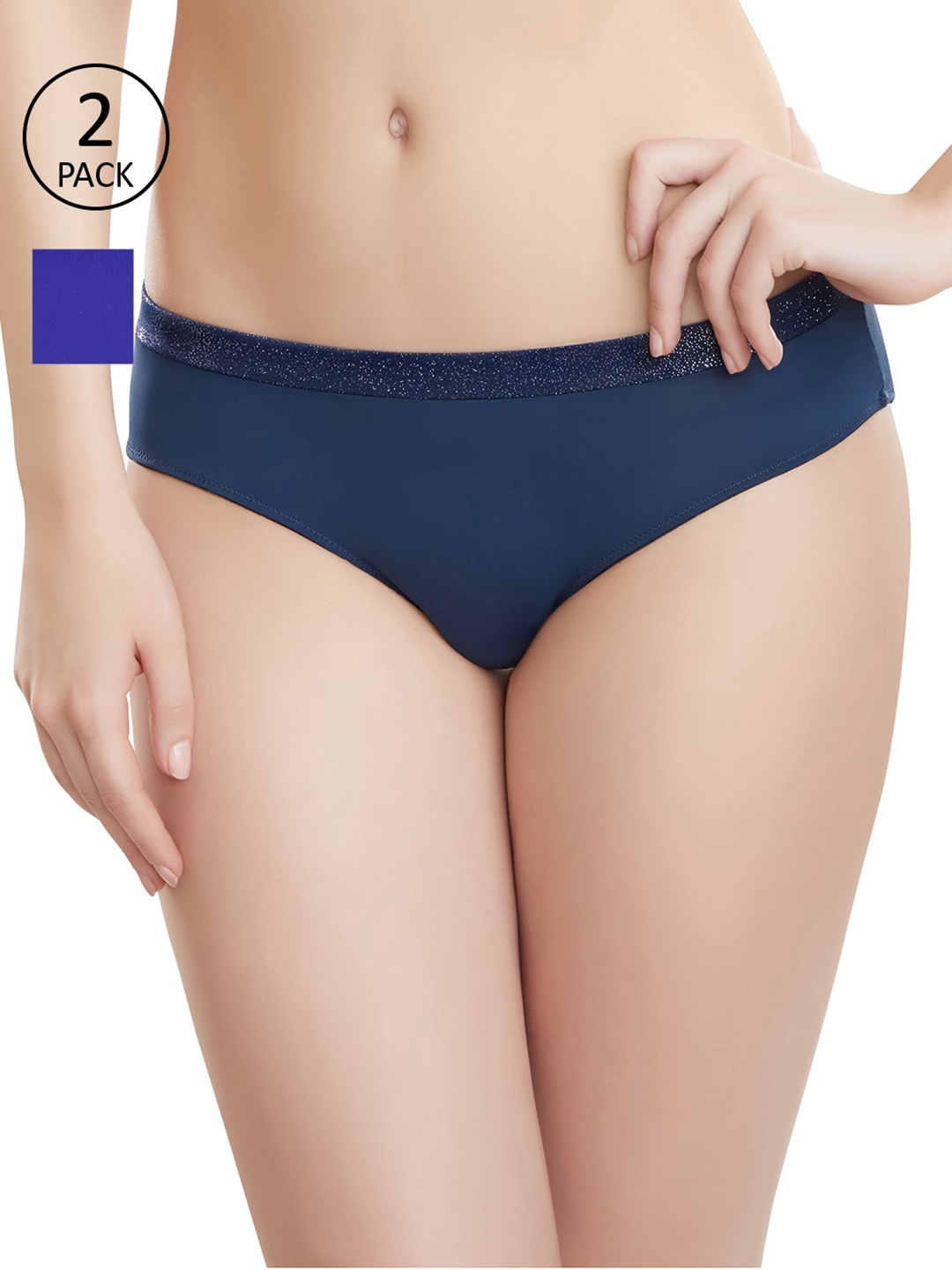 

Amante Women Pack of 2 Briefs, Blue