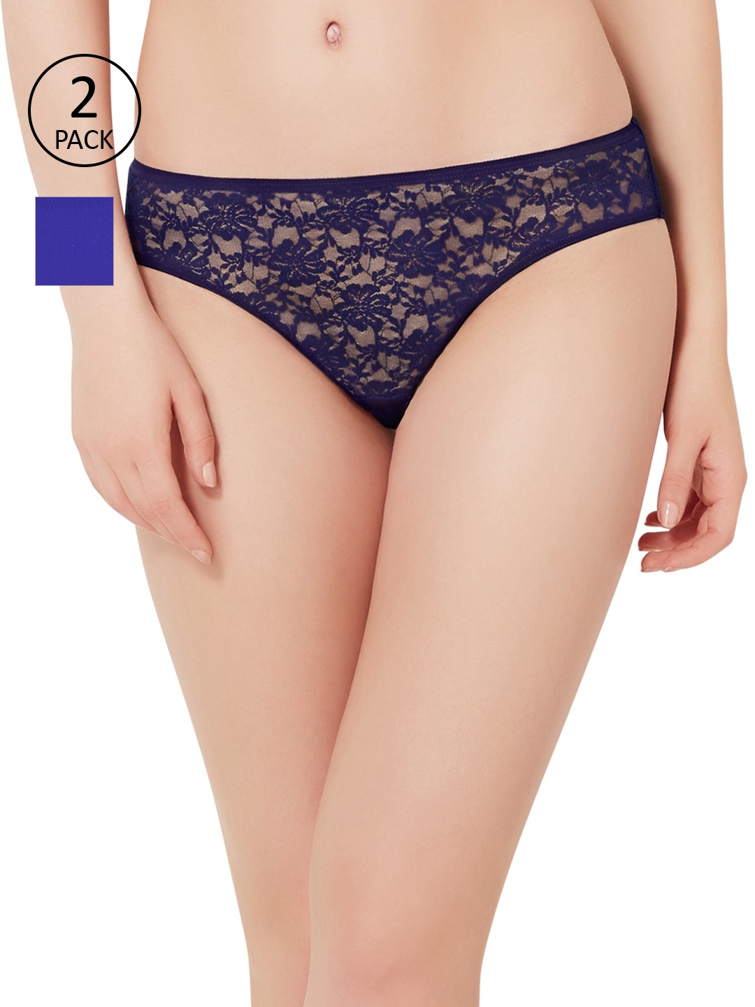 

Amante Women Pack of 2 Briefs, Blue