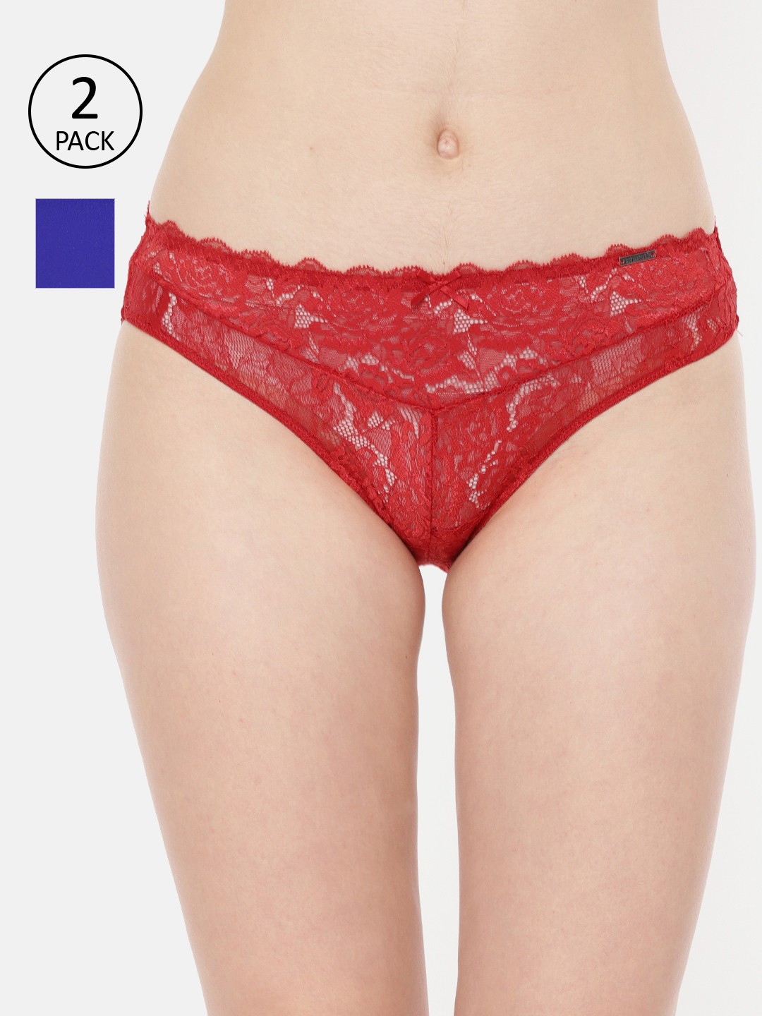 

Amante Women Pack of 2 Briefs, Blue