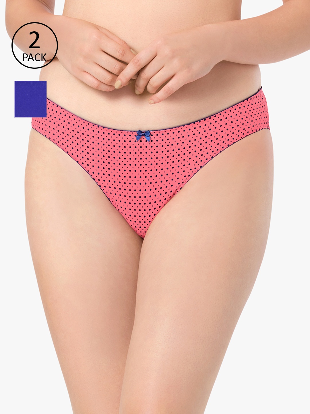

Amante Women Pack of 2 Briefs, Blue