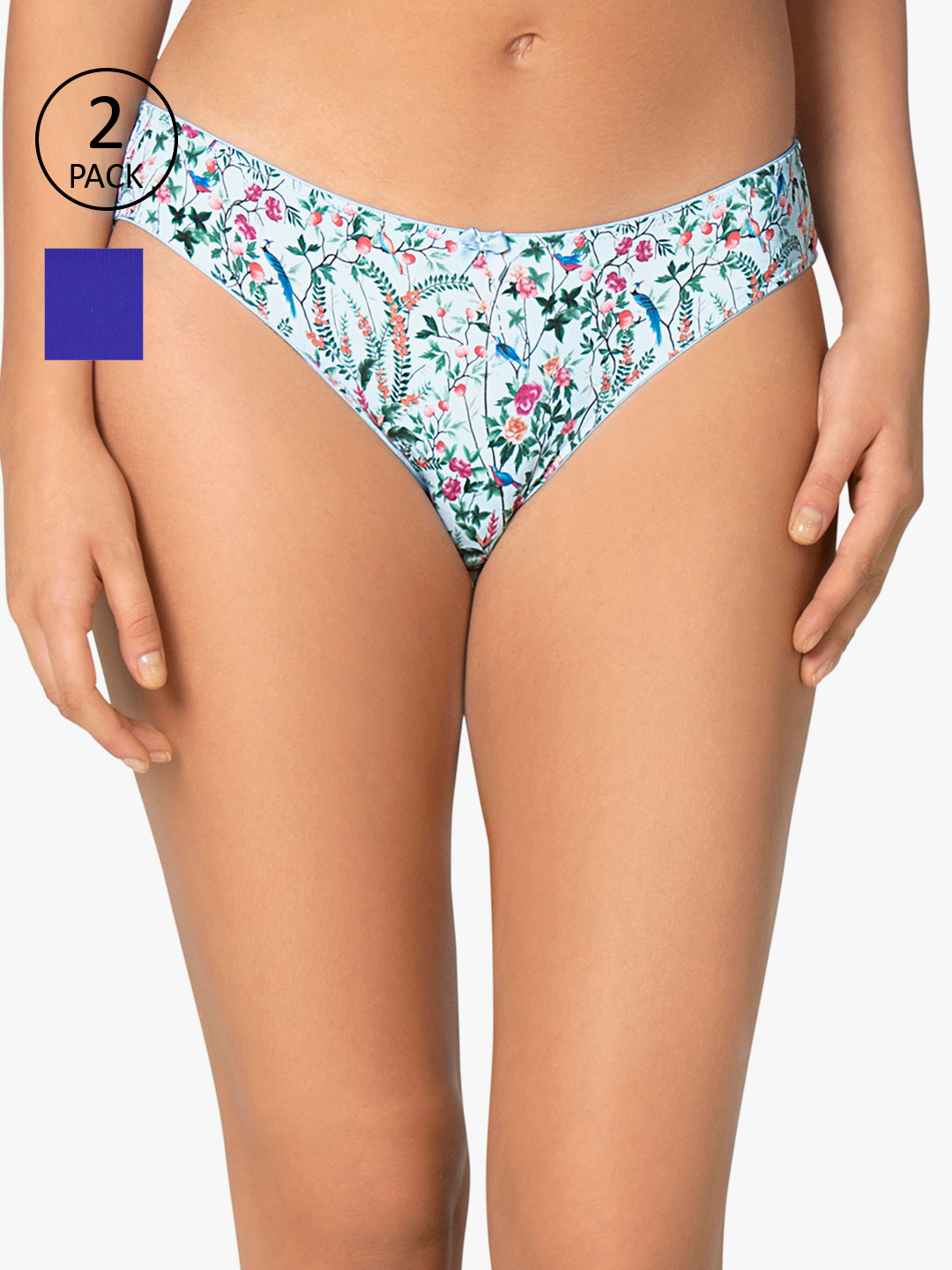 

Amante Women Pack of 2 Briefs, Multi