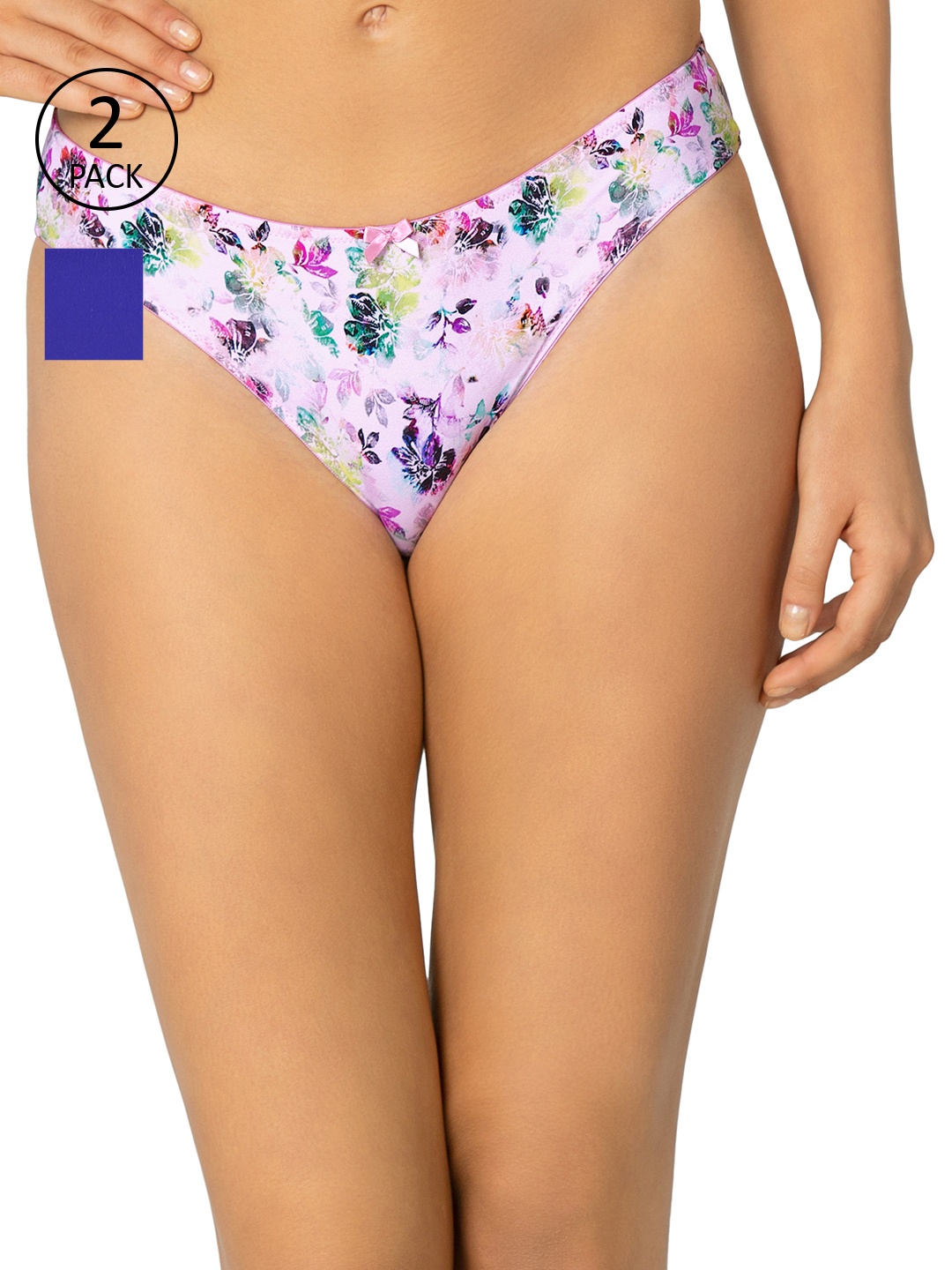 

Amante Women Pack of 2 Briefs, Multi