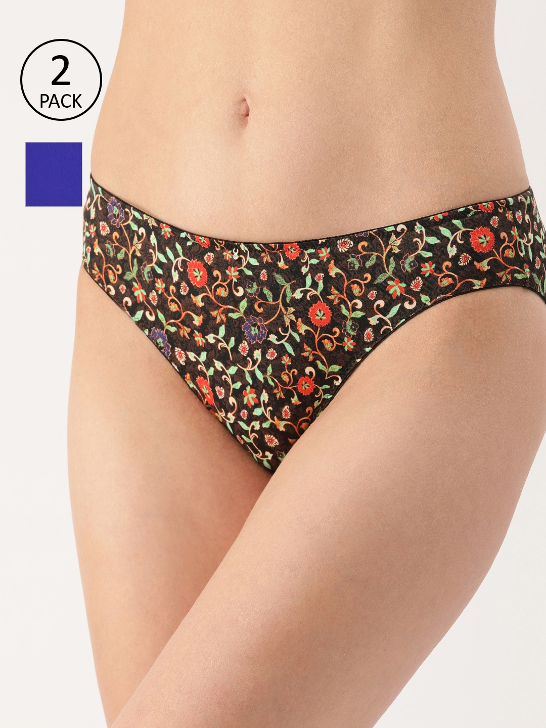 

Amante Women Pack of 2 Briefs, Blue