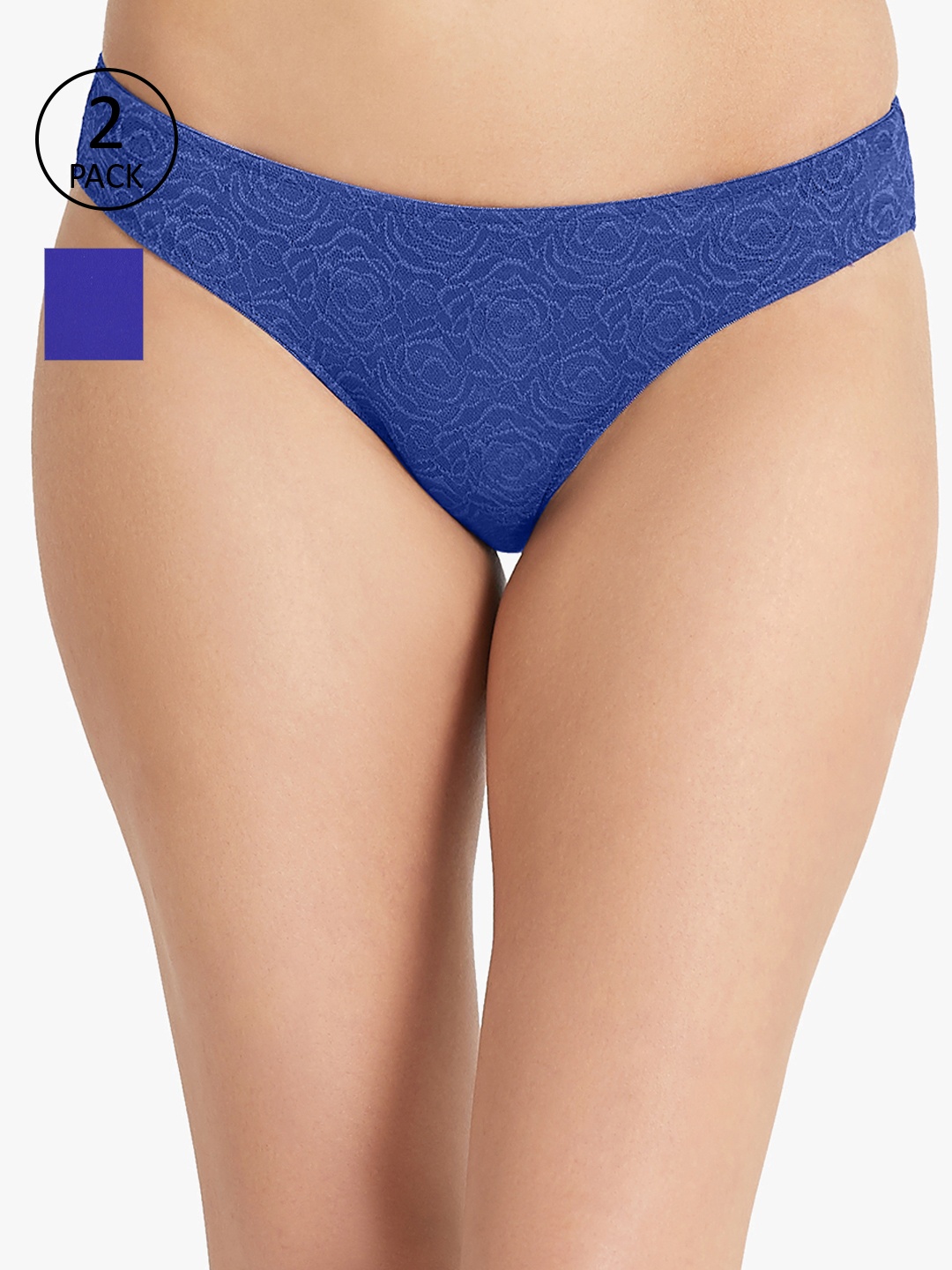 

Amante Women Pack of 2 Blue Briefs