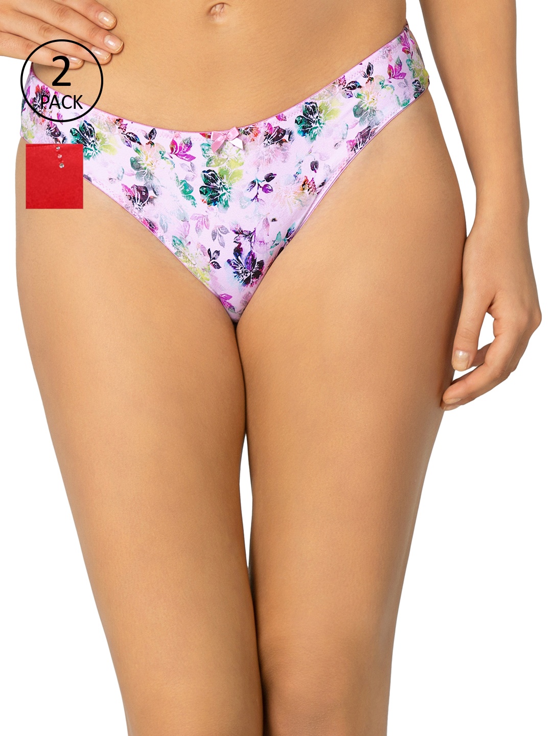 

Amante Women Pack of 2 Bikini Briefs, Multi