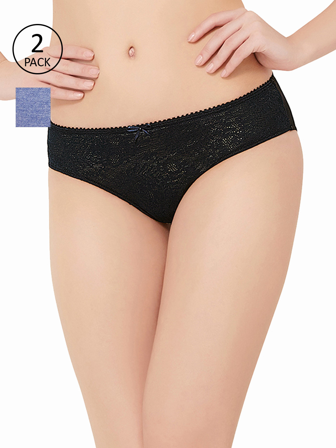 

Amante Women Pack of 2 Bikini Briefs, Black