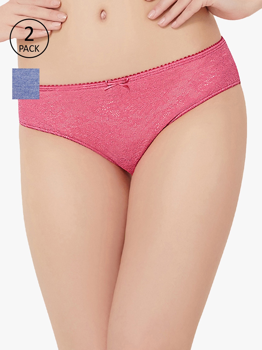 

Amante Women Pack of 2 Bikini Briefs, Pink