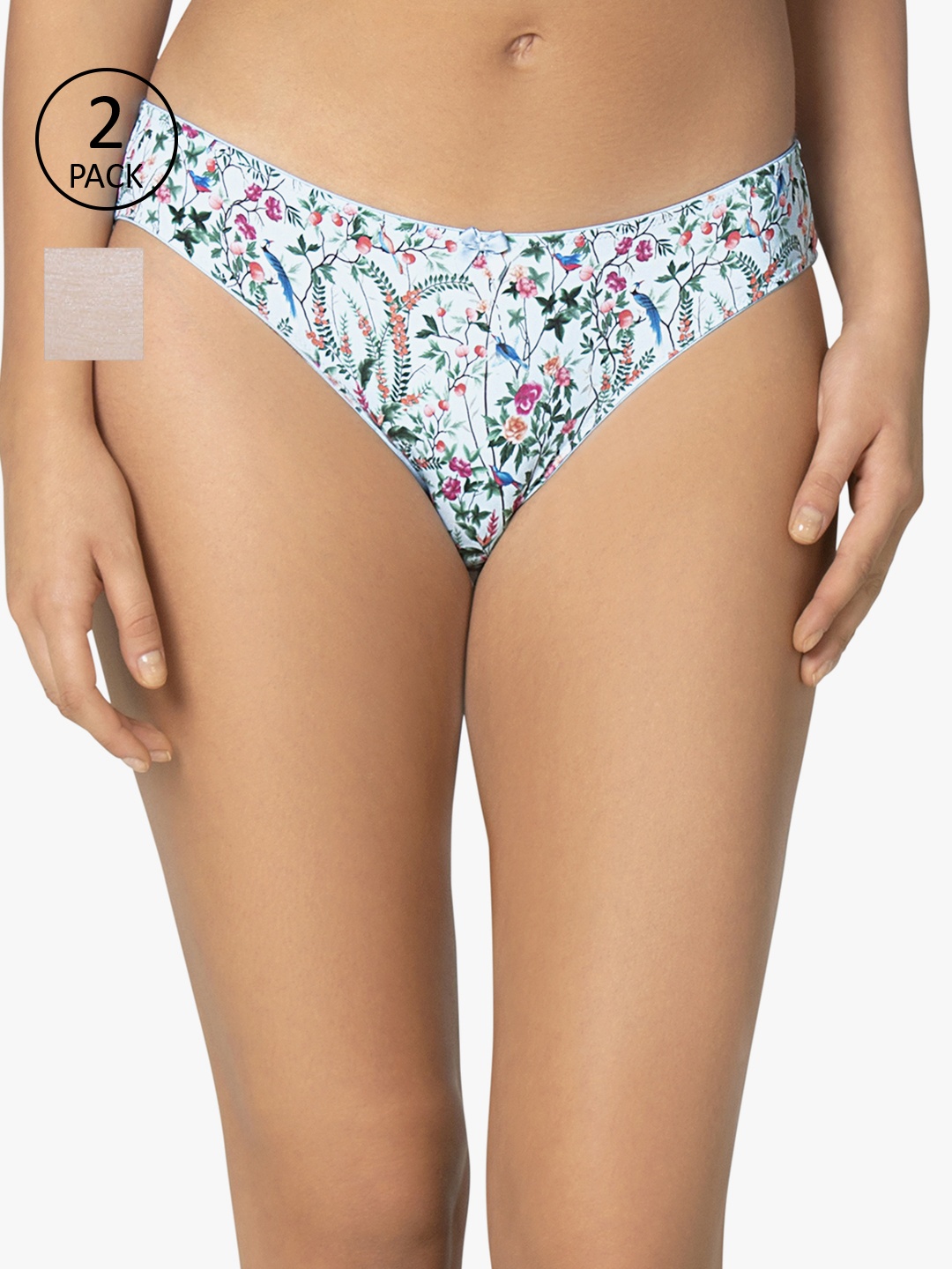 

Amante Women Pack of 2 Briefs, White