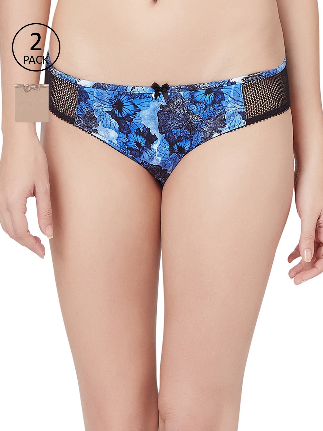 

Amante Women Pack of 2 Bikini Briefs, Blue