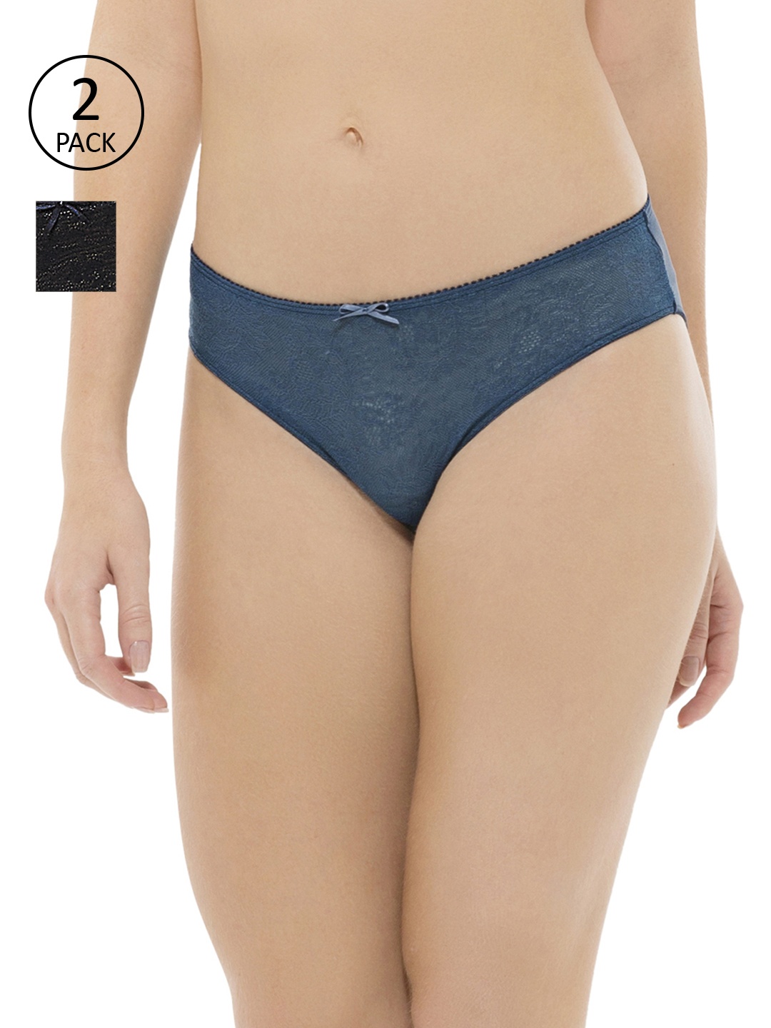 

Amante Women Pack of 2 Briefs, Teal