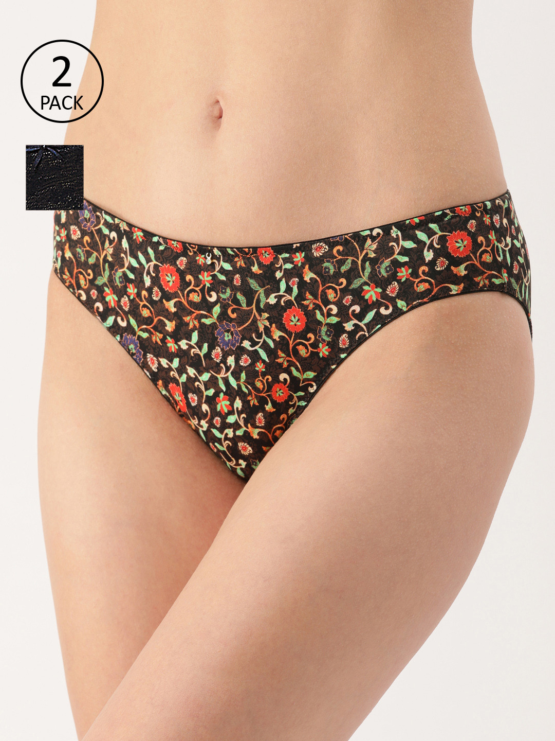 

Amante Women Pack of 2 Briefs, Black