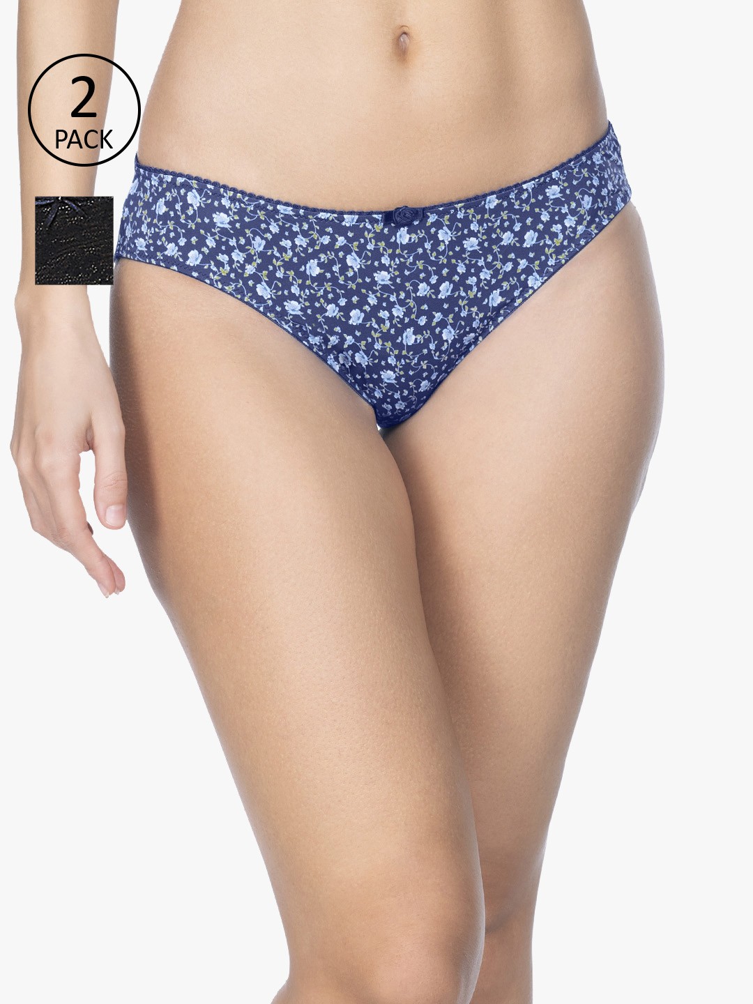 

Amante Women Pack of 2 Briefs, Black