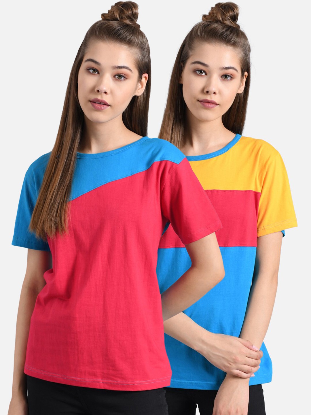 

Kotty Women Pack of 2 T-shirt, Multi