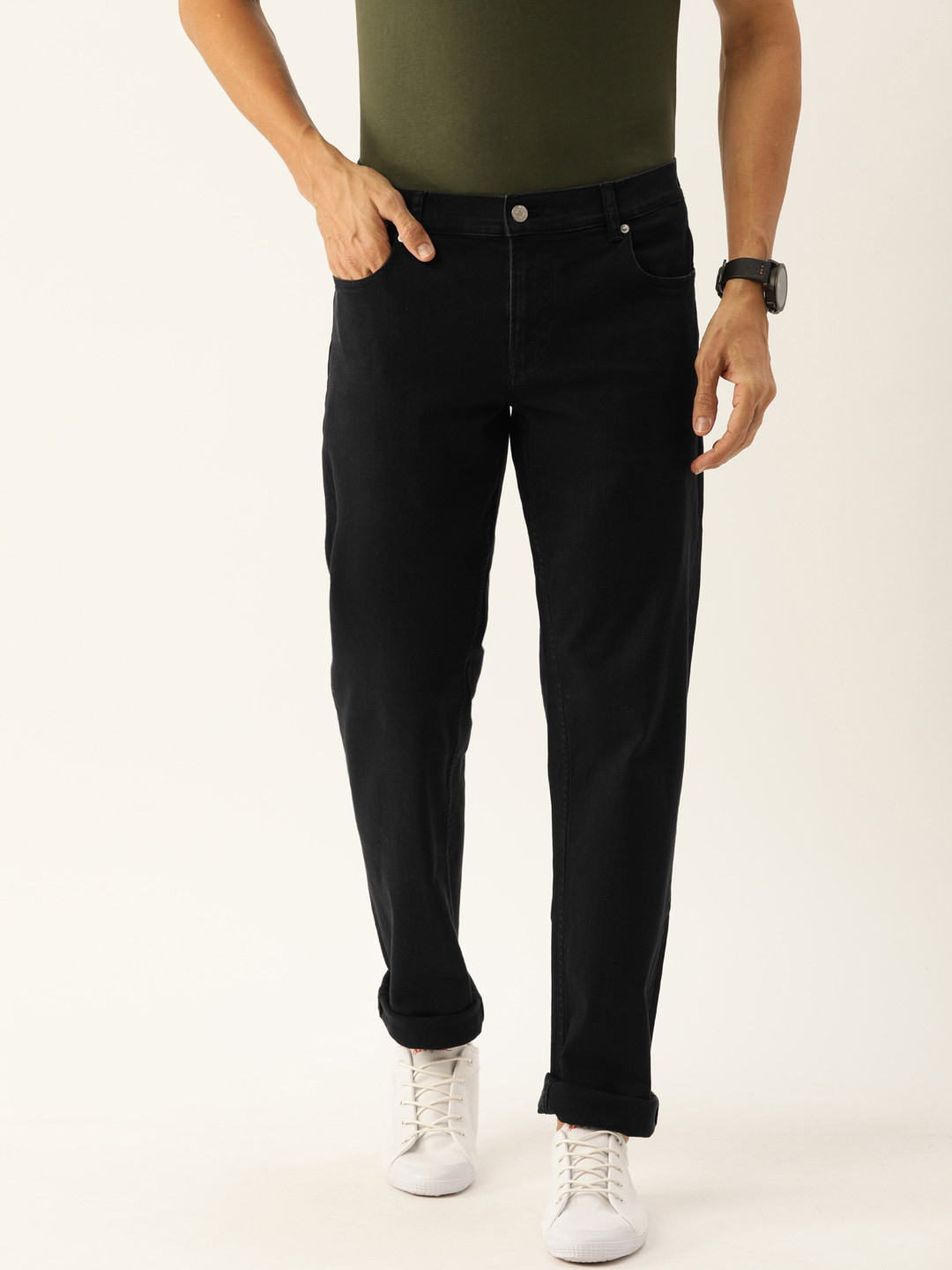 

Calvin Klein Jeans Men Blue Slim Fit Mid-Rise Clean Look Stretchable Jeans
