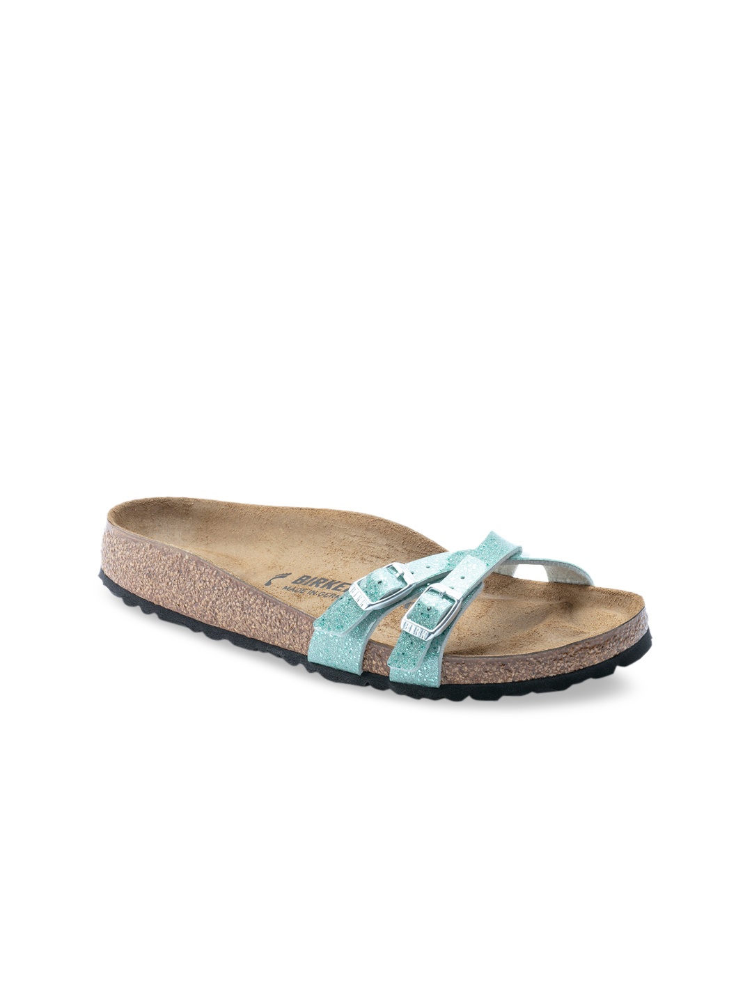 

Birkenstock Women Almere II Green Narrow Width Sandals