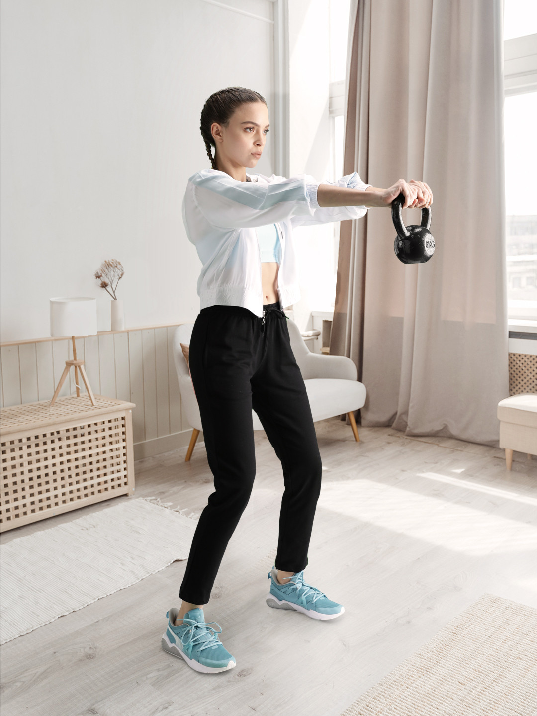 

Mast & Harbour Women Black Solid Track Pants