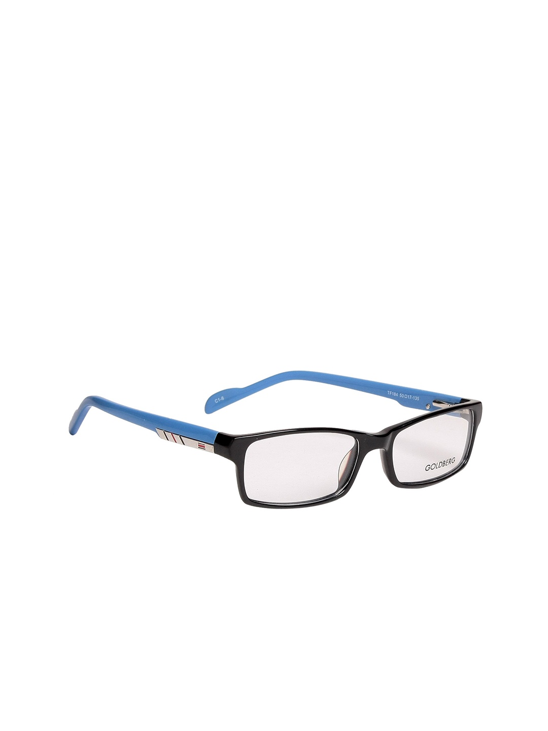 

Gold Berg Unisex Black & Blue Rectangular Frames GB-TF184_C1