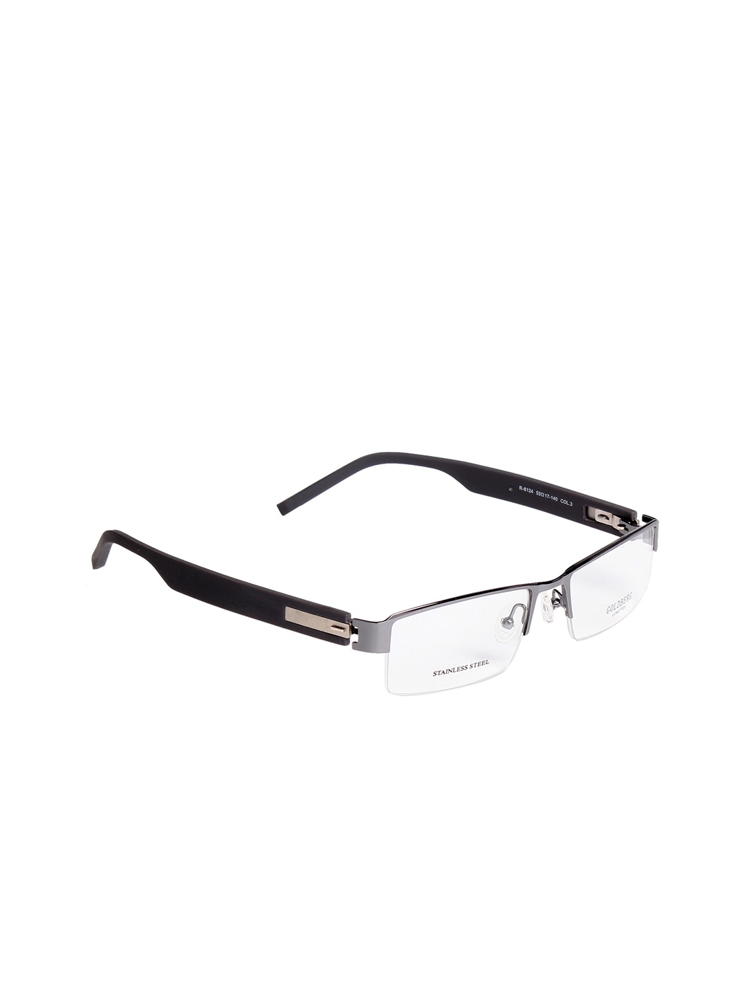 

Gold Berg Unisex Grey Rectangular Frames GB-R-8124_C3