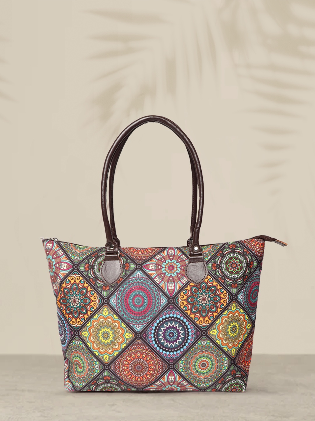 

Anekaant Women Multicoloured Mandala Digital Print Shoulder Bag, Multi