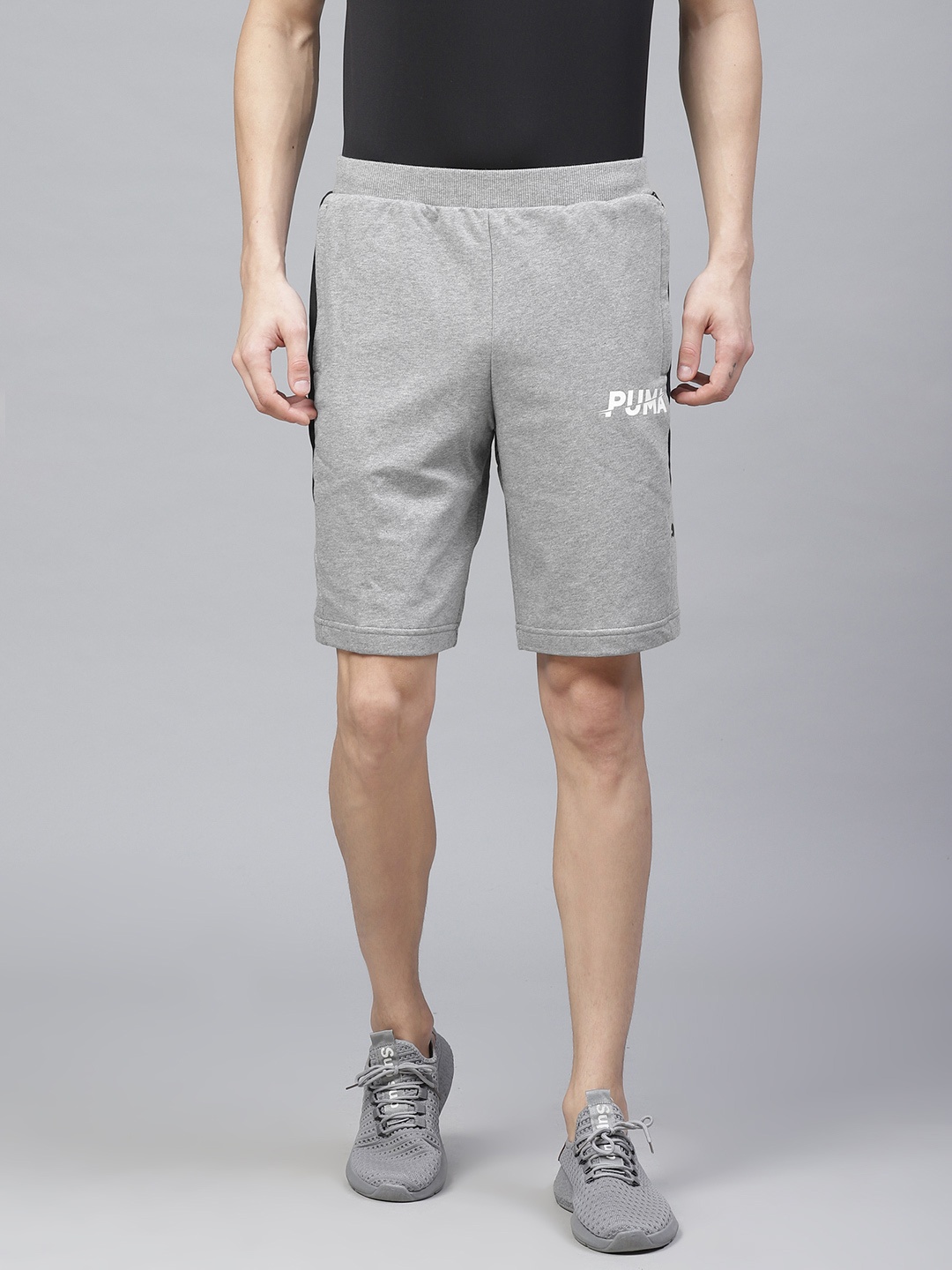 

Puma Men Grey Melange Modern 10" Sports Shorts