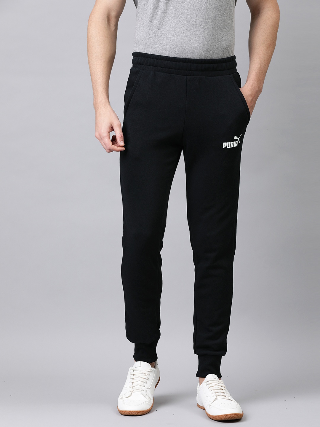 

Puma Men Black Solid Straight Fit Training Track Pants