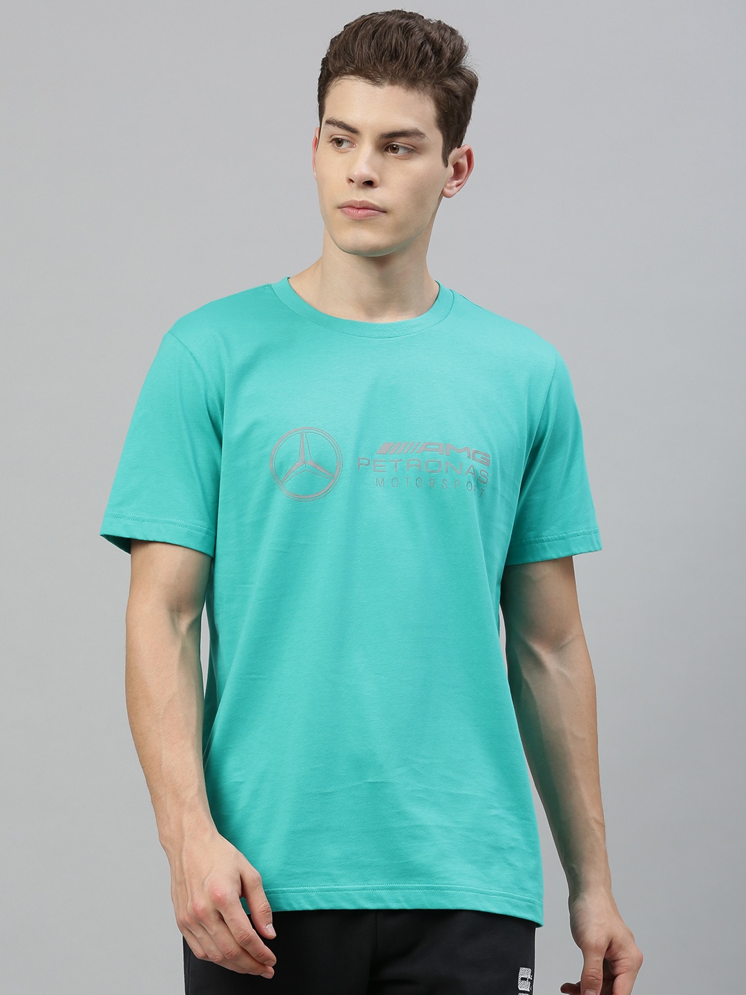

PUMA Motorsport Men Green Printed Round Neck Motorsport T-shirt
