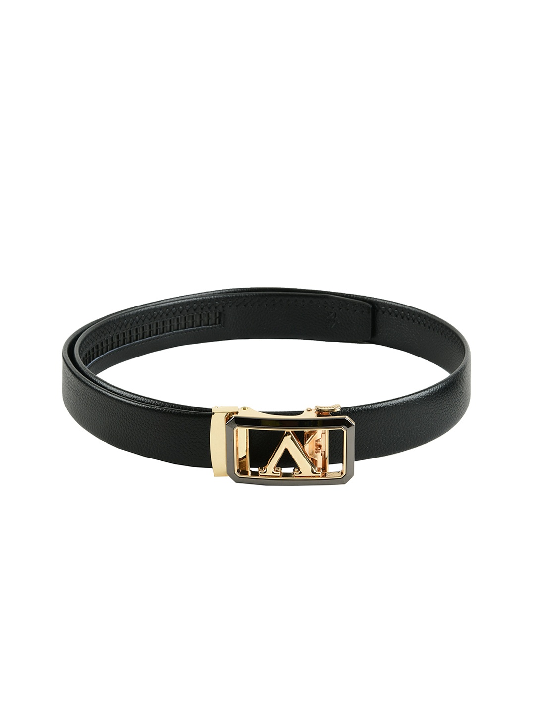 

WINSOME DEAL Men Black Solid Belt