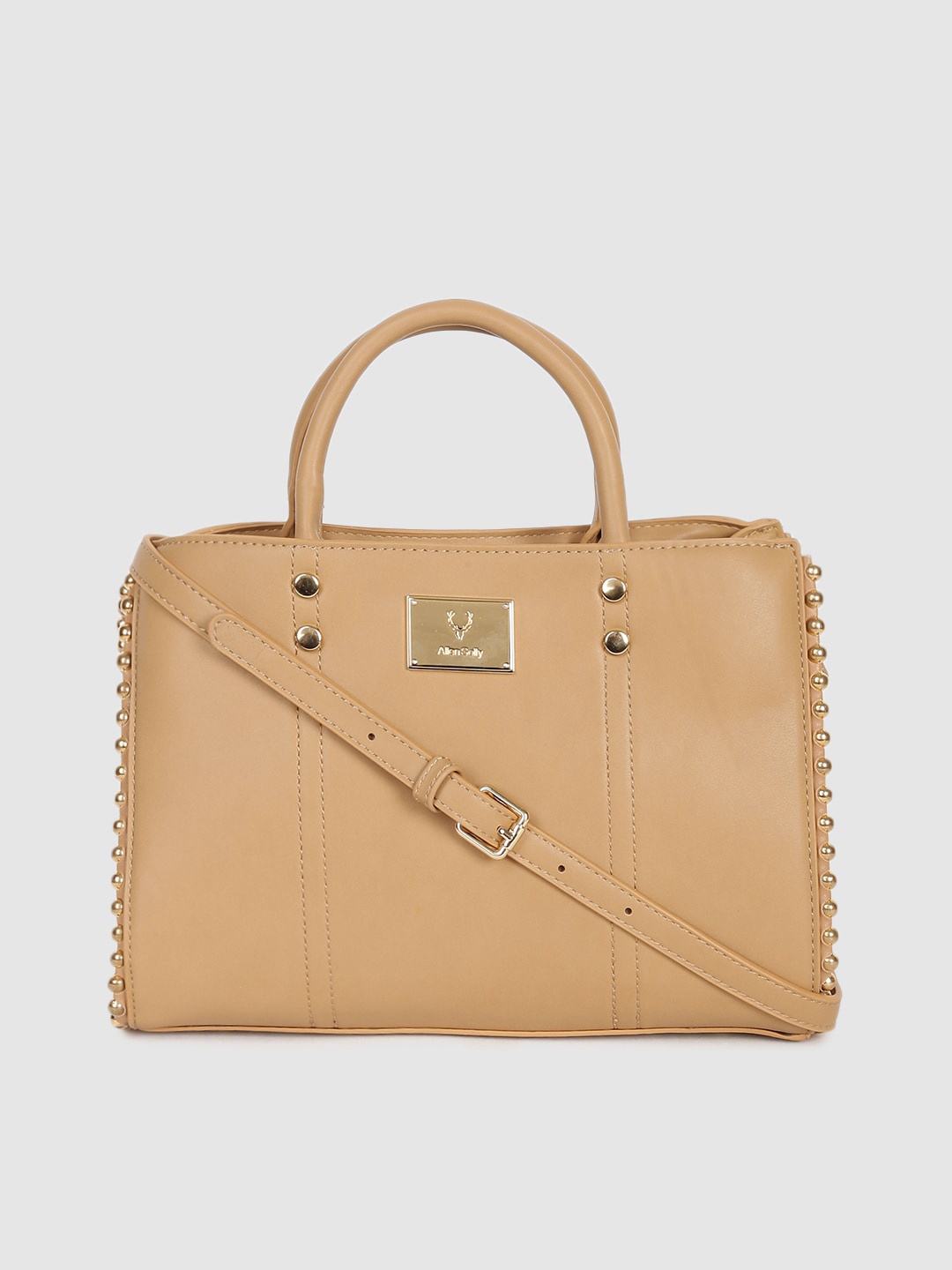 

Allen Solly Tan Solid Sling Bag