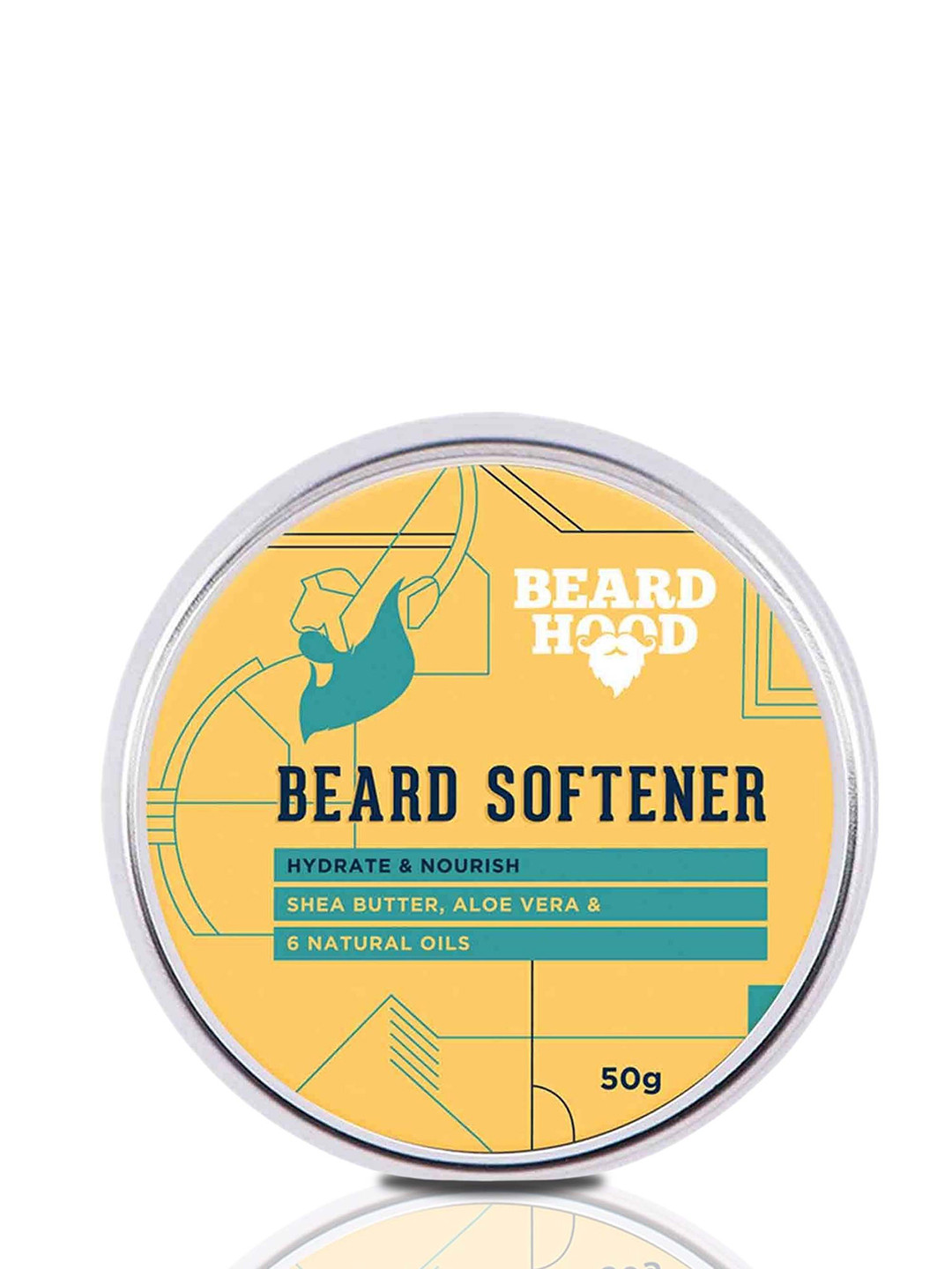 

Beardhood Men Beard Softener For Men with Shea Butter and 6 Natural Oils, 50g, Yellow