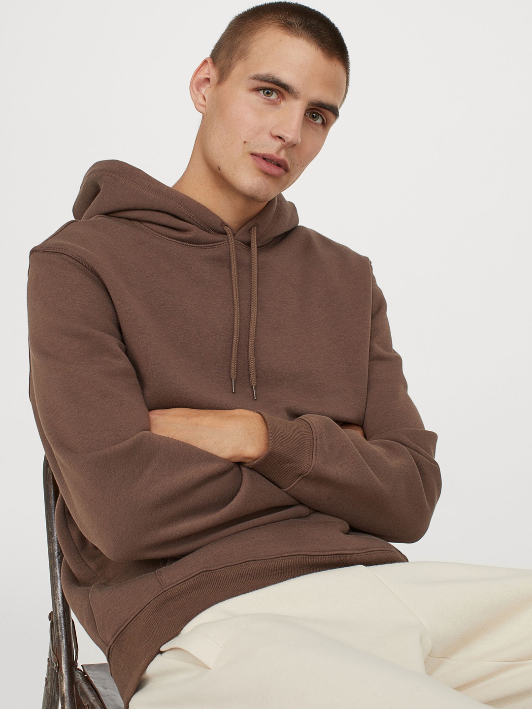 

H&M Brown Hoodie Relaxed Fit
