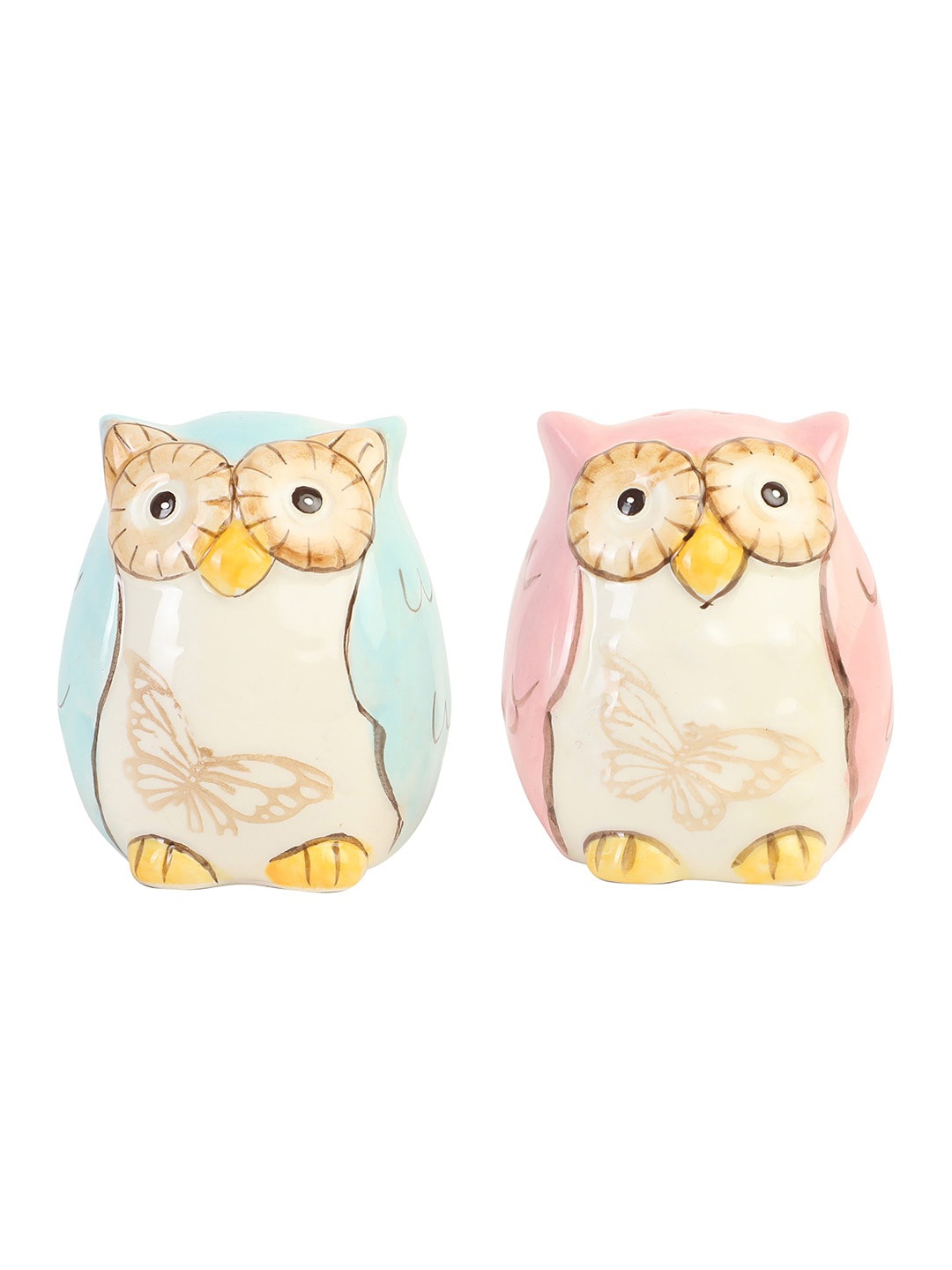 

Chumbak Multicoloured 2-Pcs Owl Be There For You Salt & Pepper Shakers, Multi