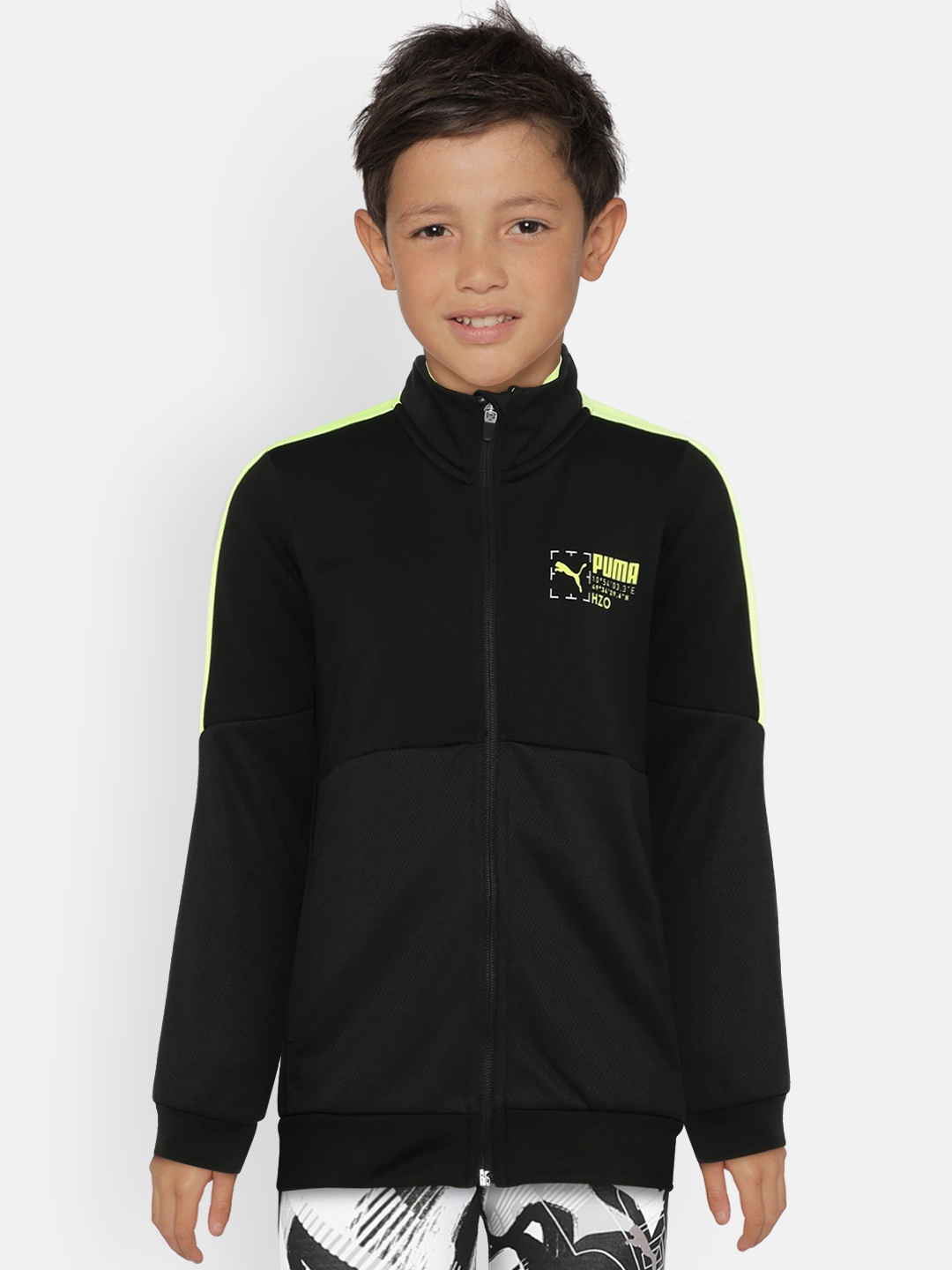 

Puma Boys Black Active Sports Full-Zip dryCELL Jacket