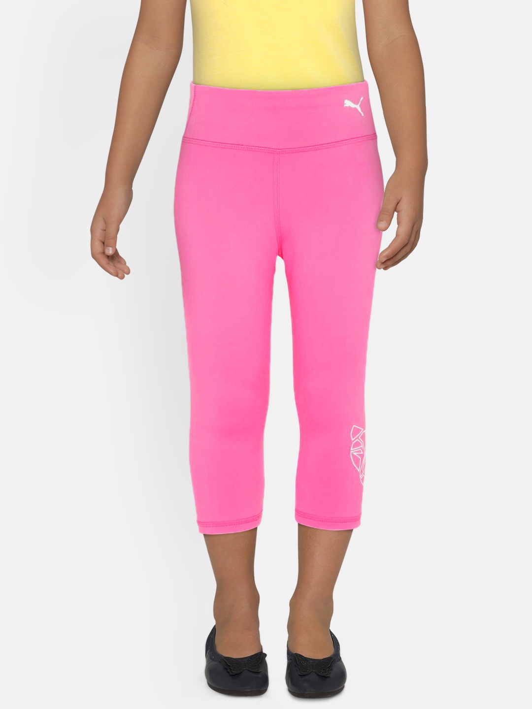 

Puma Girls Pink Solid Runtrain Tights