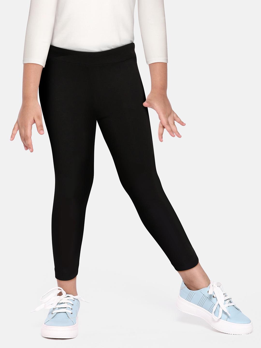 

Puma Girls Black Printed Graphic Leggings