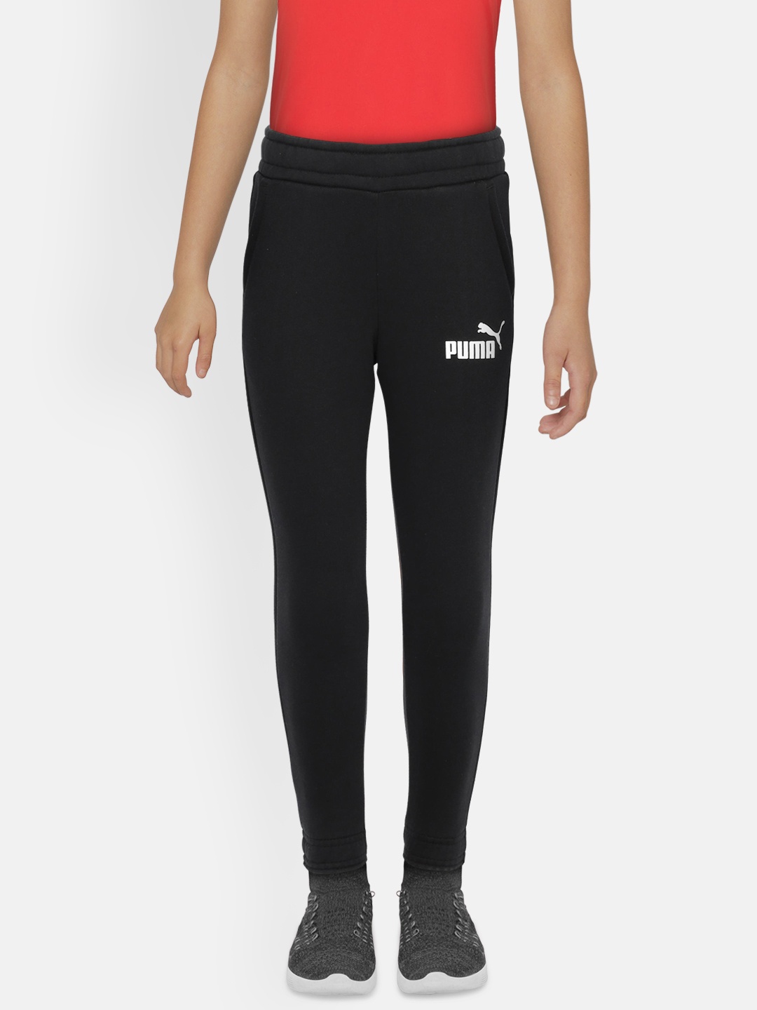 

Puma Boys Black ESS Logo Joggers