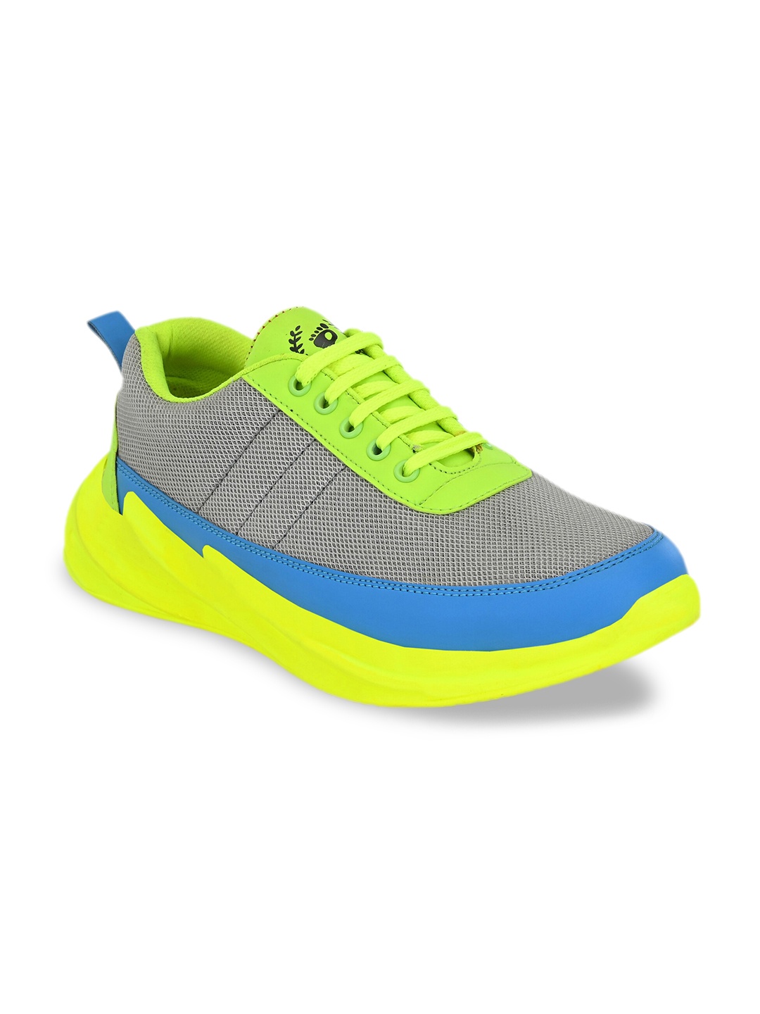 

Prolific Men Grey Melange Solid Sneakers