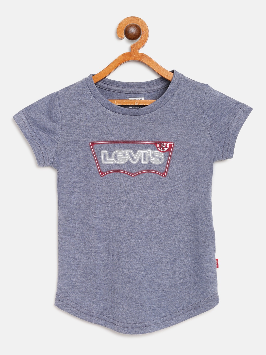 

Levis Girls Navy Brand Logo Print Round Neck T-shirt, Navy blue