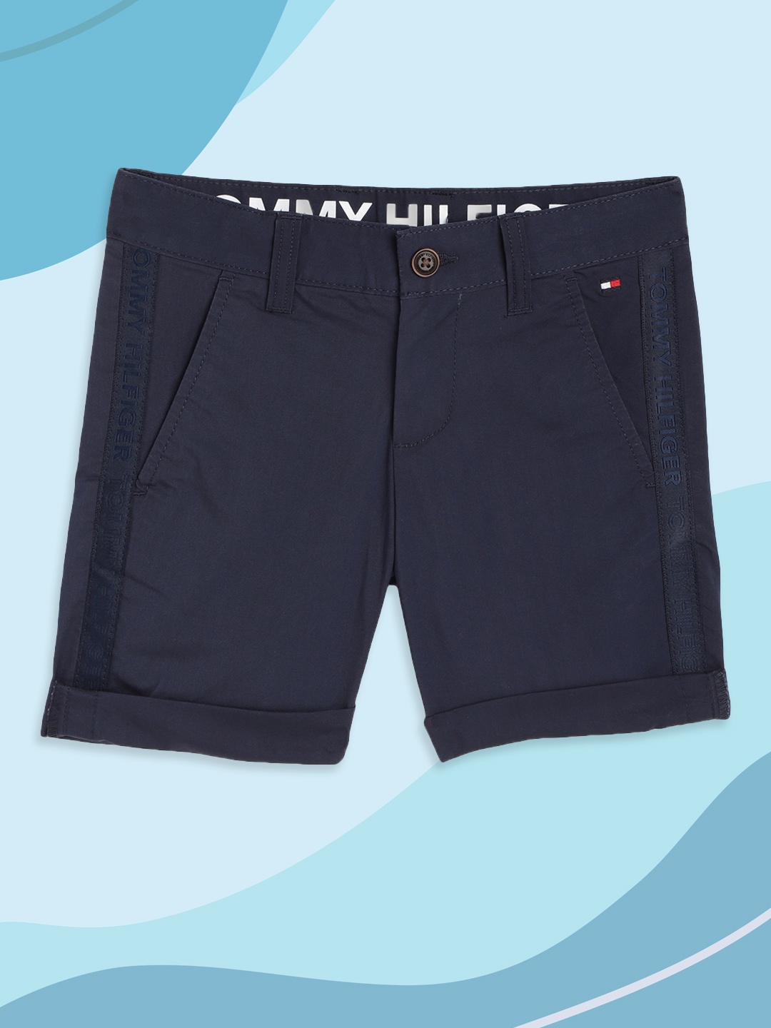 

Tommy Hilfiger Boys Navy Blue Chino Shorts