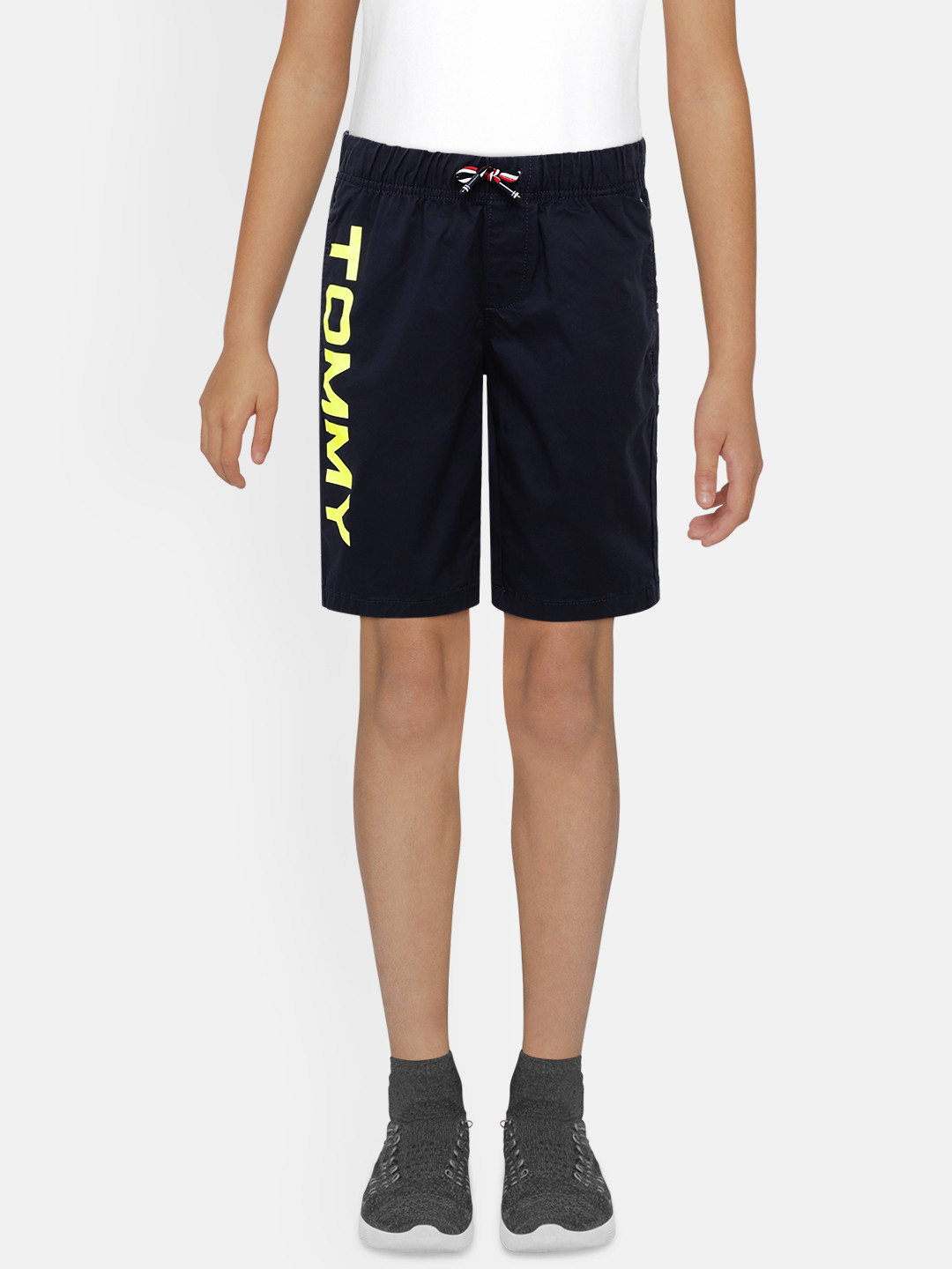 

Tommy Hilfiger Boys Navy Blue Printed Shorts