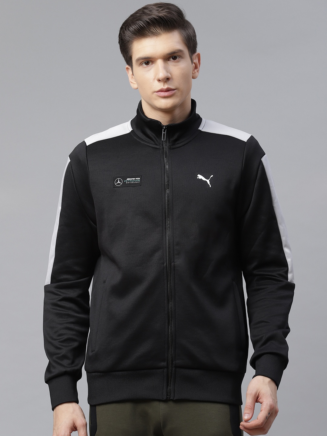 

PUMA Motorsport Men Black Mercedes T7 Solid Track MSP Jacket