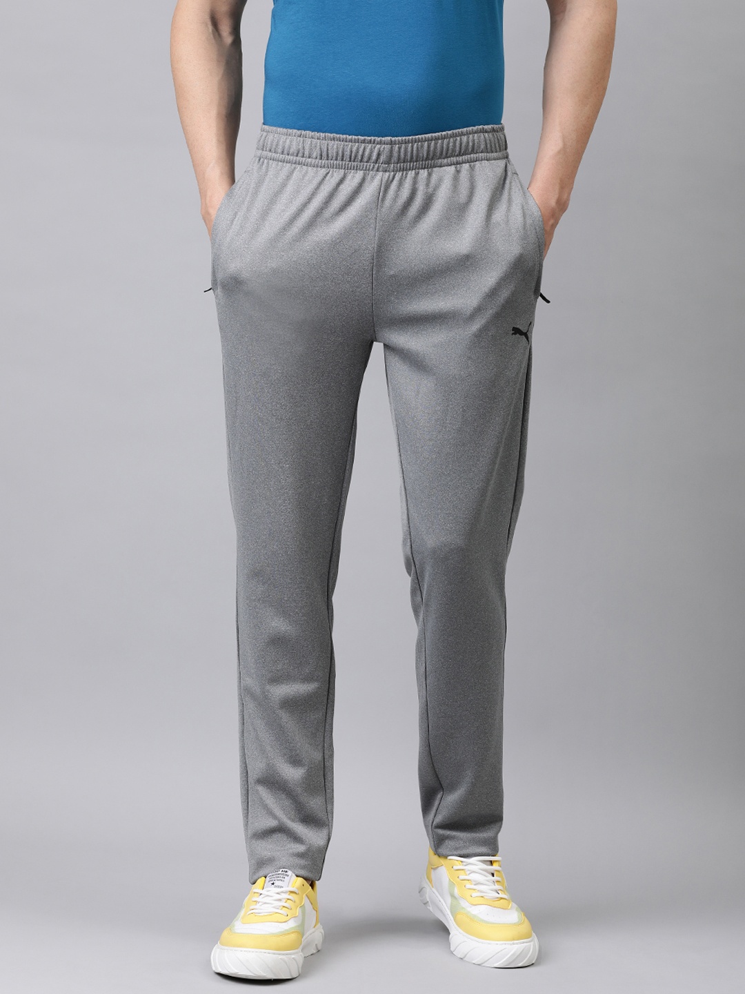 

Puma Men Grey Solid Track Pants