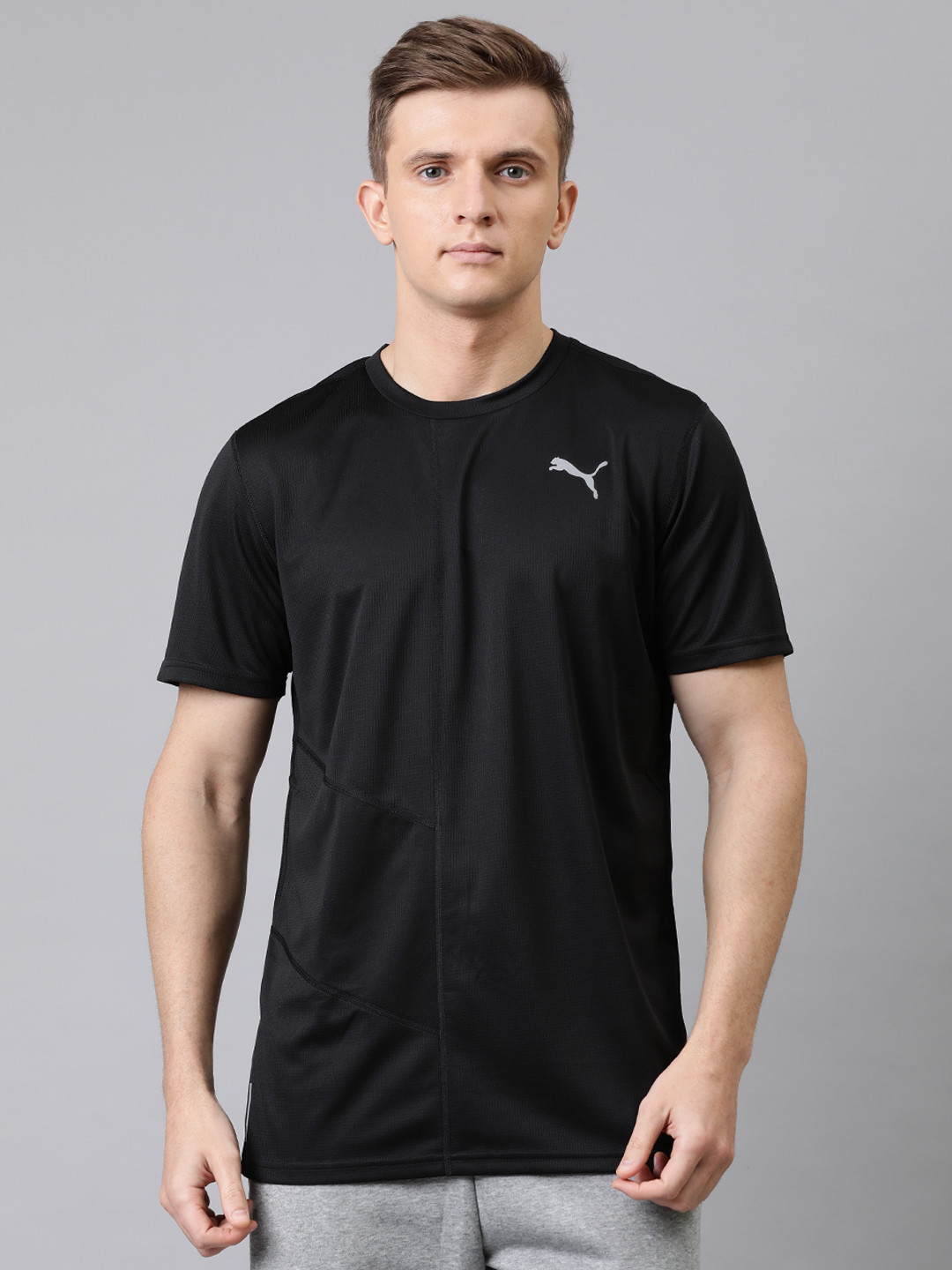 

Puma Men Black Ignite SS Round Neck T-shirt