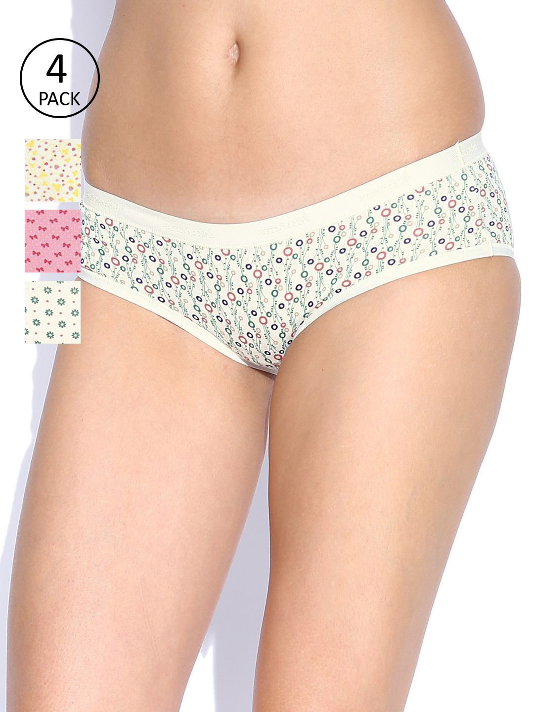 

Amante Women Pack of 4 Assorted Briefs