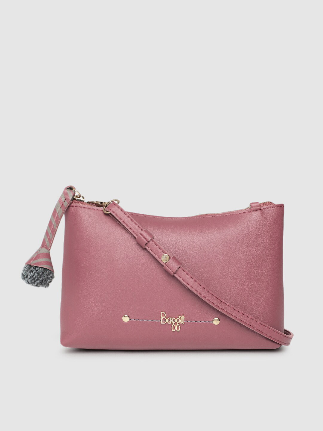 

Baggit Women Mauve Solid Mobile Pouch