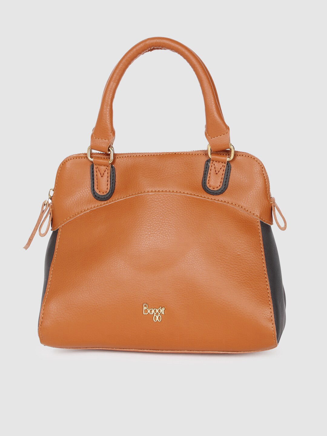 

Baggit Tan Solid Handheld Bag