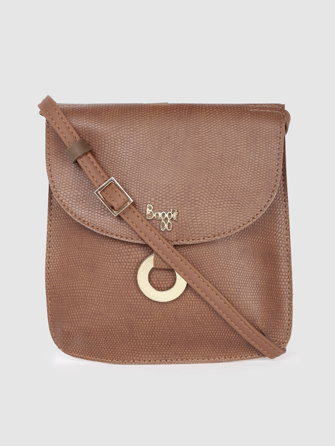 

Baggit Women Brown Solid Mobile Pouch