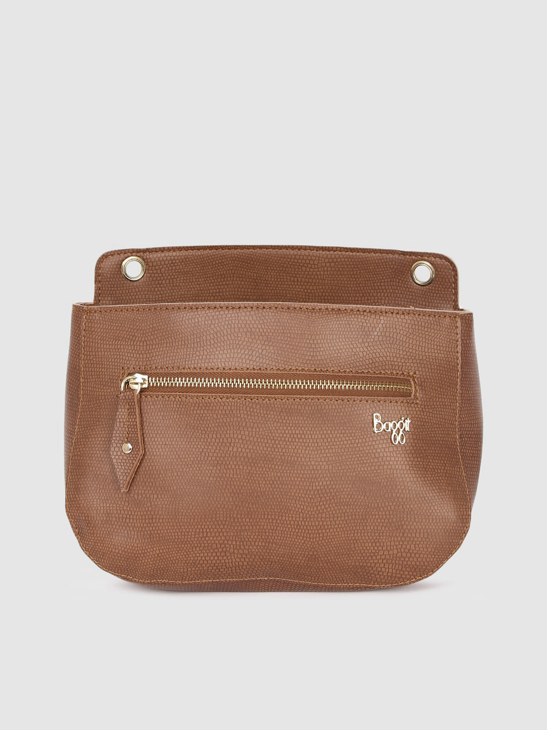 

Baggit Tan Solid Sling Bag