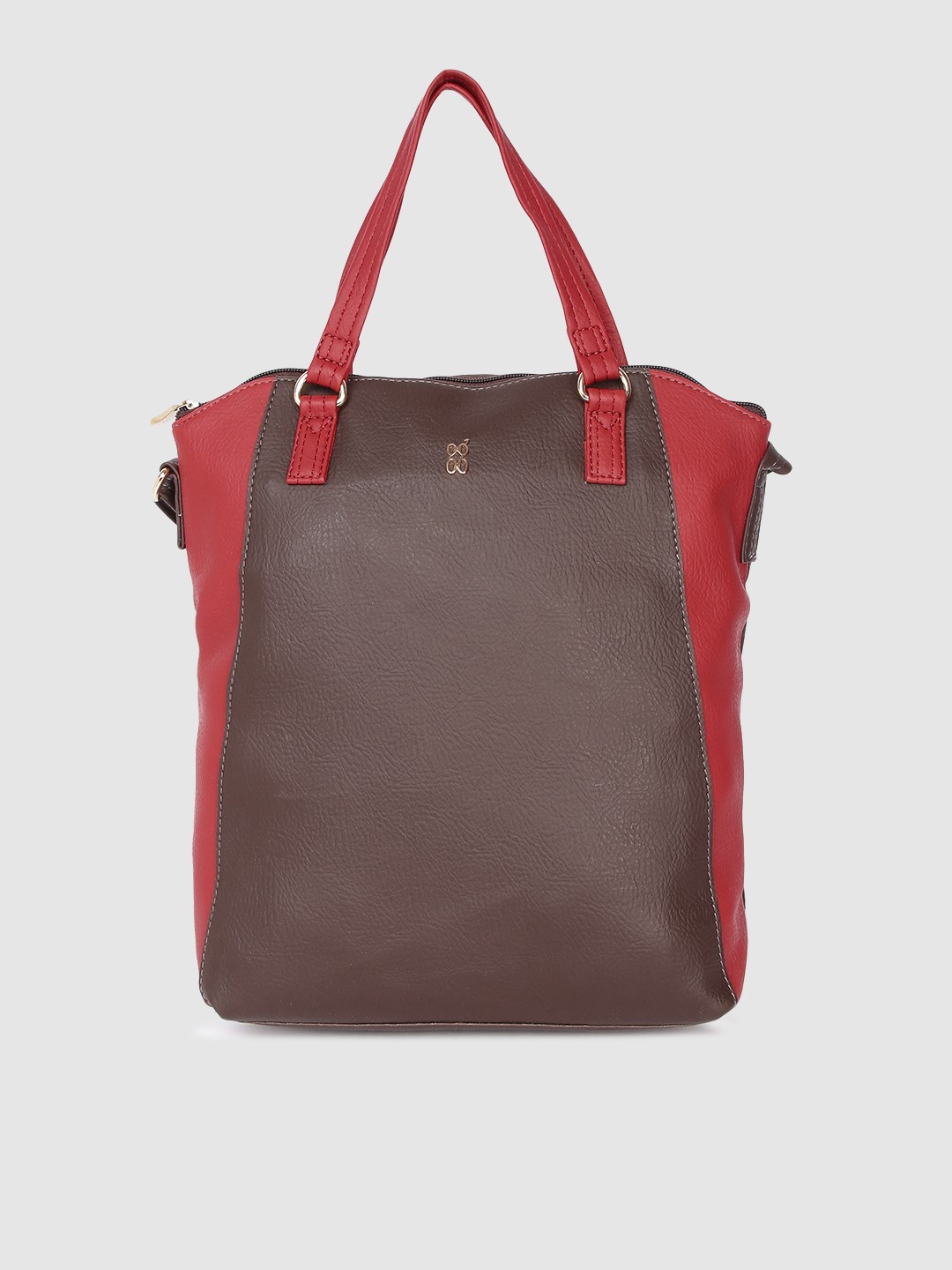 

Baggit Brown Solid Handheld Bag